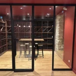 Séparation acier cave à vin et restaurant Paris