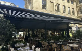 Agrandissement terrasse brasserie Paris 75008